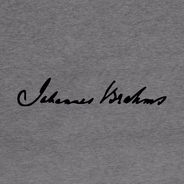 Johannes Brahms Signature by mike11209